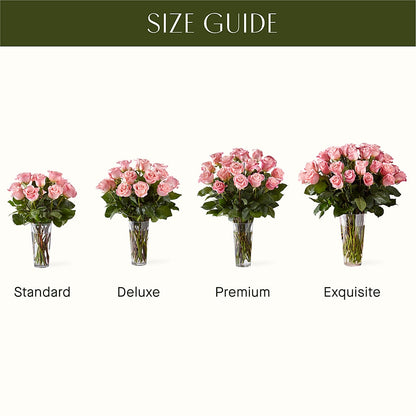 Long Stem Pink Rose Bouquet –  Indiana Floral/flower Boutique, Indiana PA
