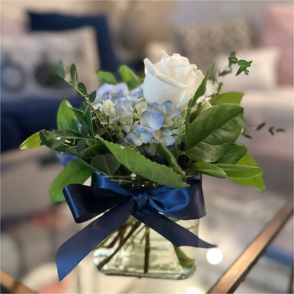 Sky Blue Delight Bouquet –  Indiana Floral/flower Boutique, Indiana PA