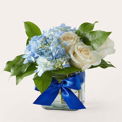 Sky Blue Delight Bouquet –  Indiana Floral/flower Boutique, Indiana PA