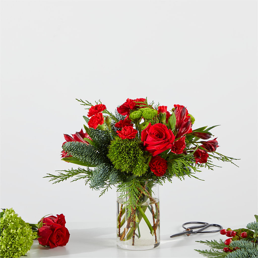 Merry Moment Bouquet – A Florist Original –  Indiana Floral/flower Boutique, Indiana PA