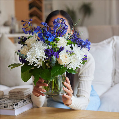 Cerulean Waves Bouquet –  Indiana Floral/flower Boutique, Indiana PA