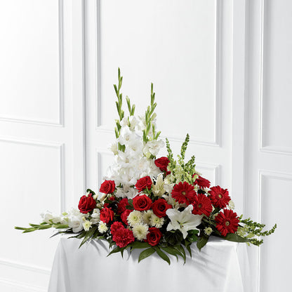 Crimson & White Arrangement –  Indiana Floral/flower Boutique, Indiana PA