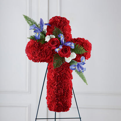 Faithful Hero Floral Cross –  Indiana Floral/flower Boutique, Indiana PA