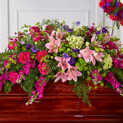 Radiant Tribute Casket Spray –  Indiana Floral/flower Boutique, Indiana PA