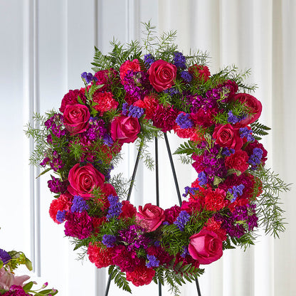 Calming Colors Wreath –  Indiana Floral/flower Boutique, Indiana PA