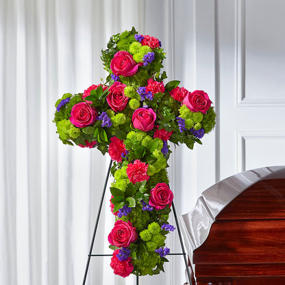 Tribute Rose Floral Cross –  Indiana Floral/flower Boutique, Indiana PA