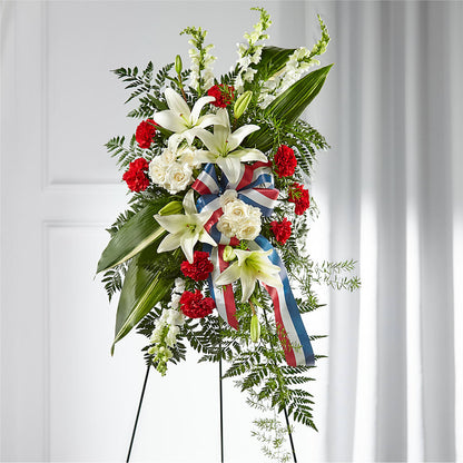 Stars of Life Standing Spray –  Indiana Floral/flower Boutique, Indiana PA