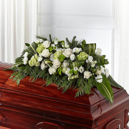 Hopeful Gesture Casket Spray –  Indiana Floral/flower Boutique, Indiana PA