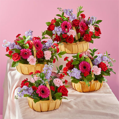 Pink Picnic Basket –  Indiana Floral/flower Boutique, Indiana PA