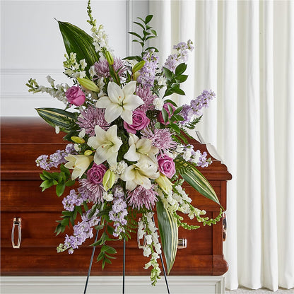 Grateful Hearts Standing Spray –  Indiana Floral/flower Boutique, Indiana PA