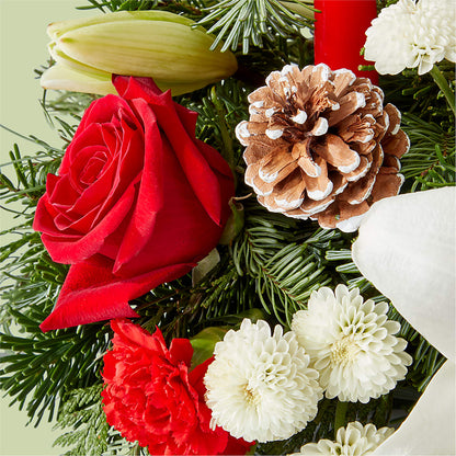 Seasonal Festivities Centerpiece –  Indiana Floral/flower Boutique, Indiana PA