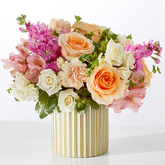 Paradise Bouquet with Ivory Vase –  Indiana Floral/flower Boutique, Indiana PA