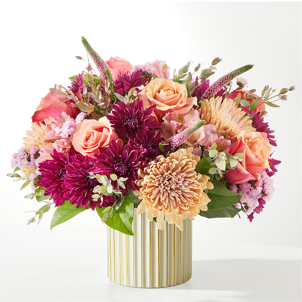 Berry Cobbler Bouquet with Ivory Vase –  Indiana Floral/flower Boutique, Indiana PA