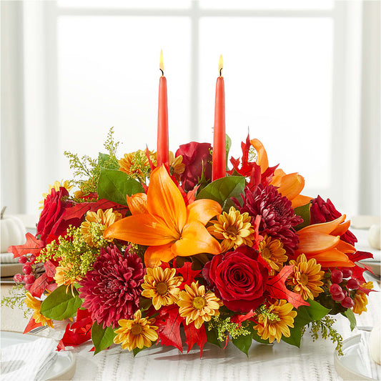 Autumn's Embrace Centerpiece –  Indiana Floral/flower Boutique, Indiana PA
