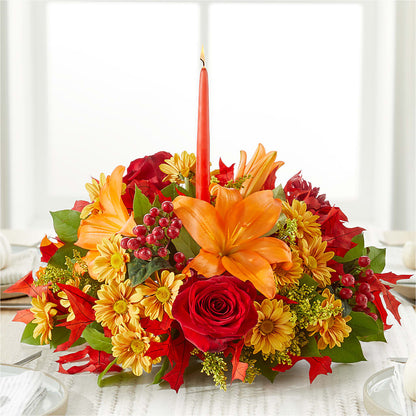 Autumn's Embrace Centerpiece –  Indiana Floral/flower Boutique, Indiana PA